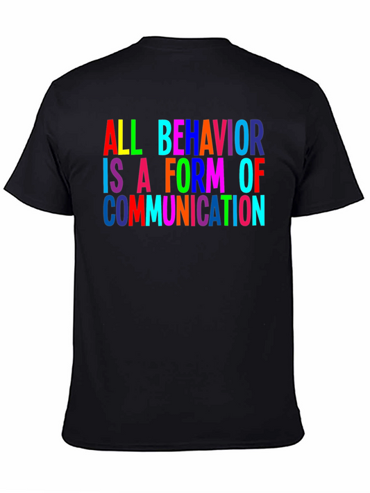 Camiseta Negra con Mensaje Motivacional Colorido
