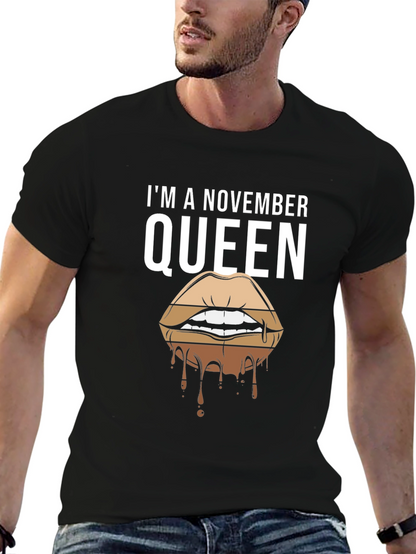 Camiseta Reina de Noviembre - Diseño Único