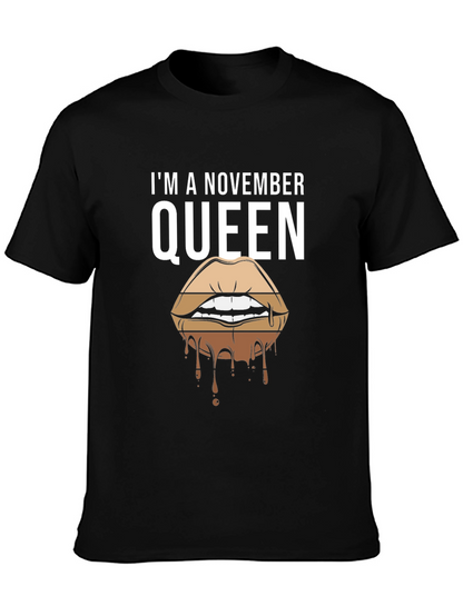 Camiseta Reina de Noviembre - Diseño Único