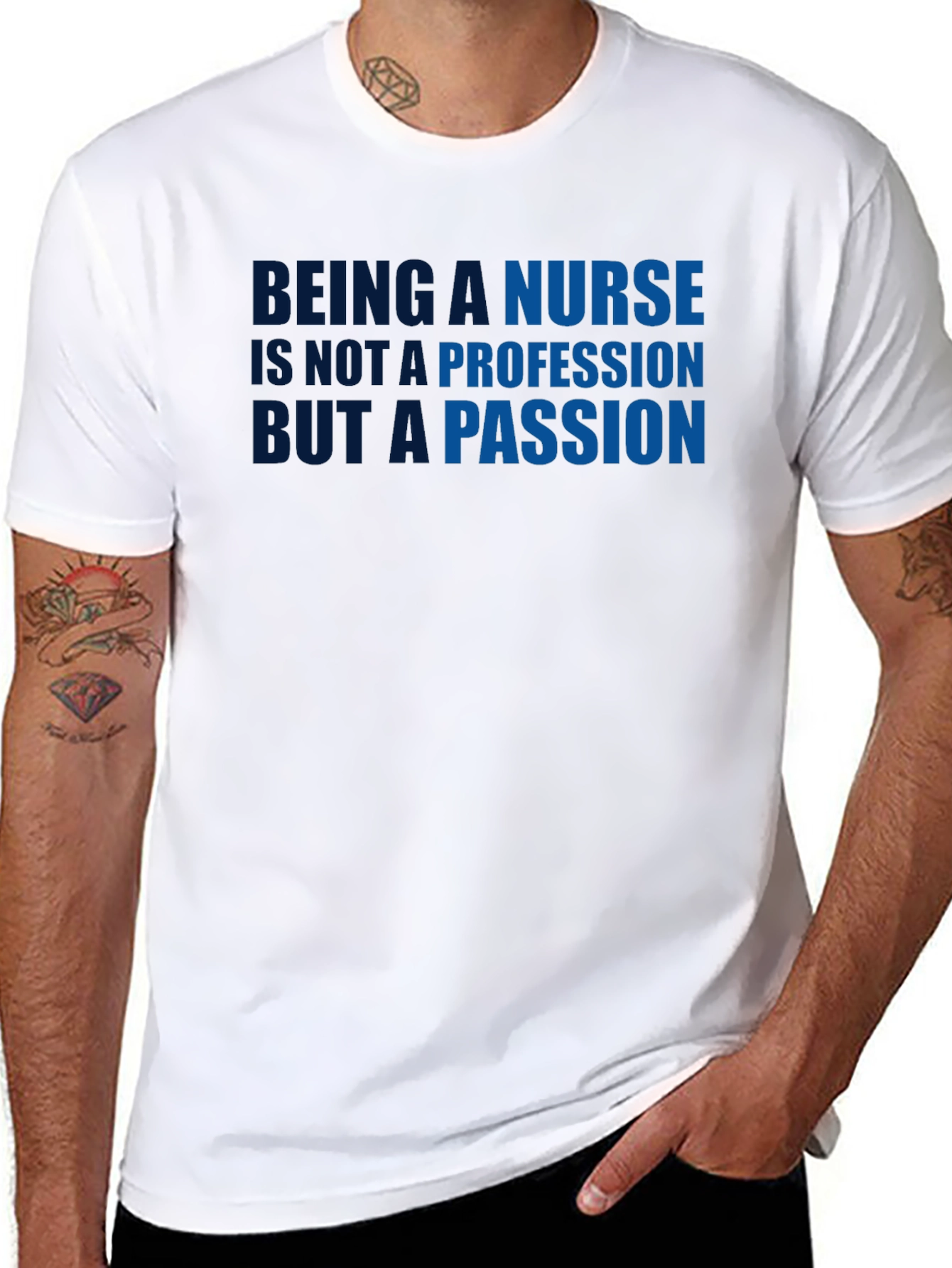 Camiseta Negra Pasión de Enfermera