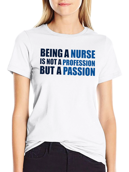 Camiseta Negra Pasión de Enfermera