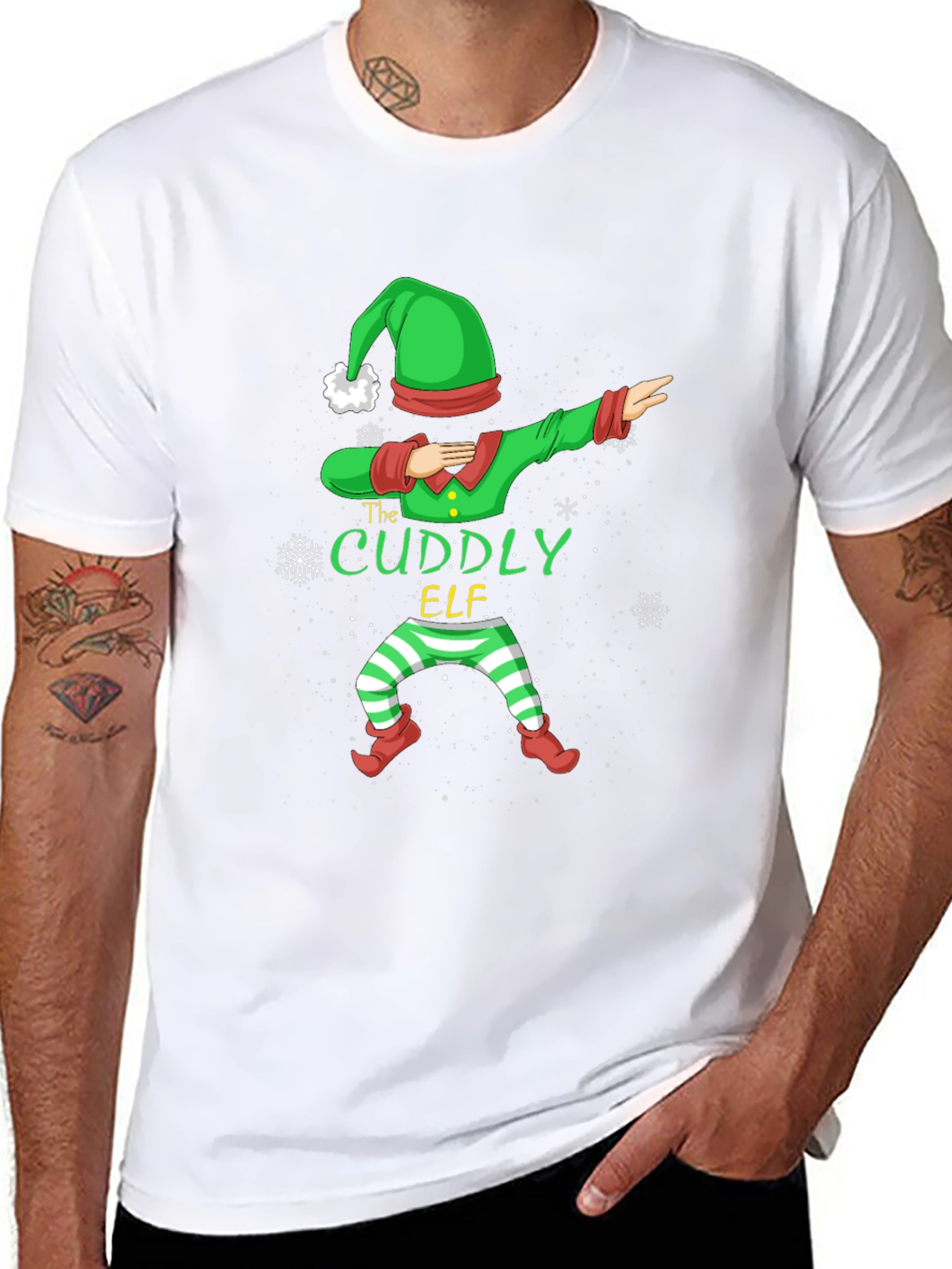 Camiseta Navideña Elfo Adorable