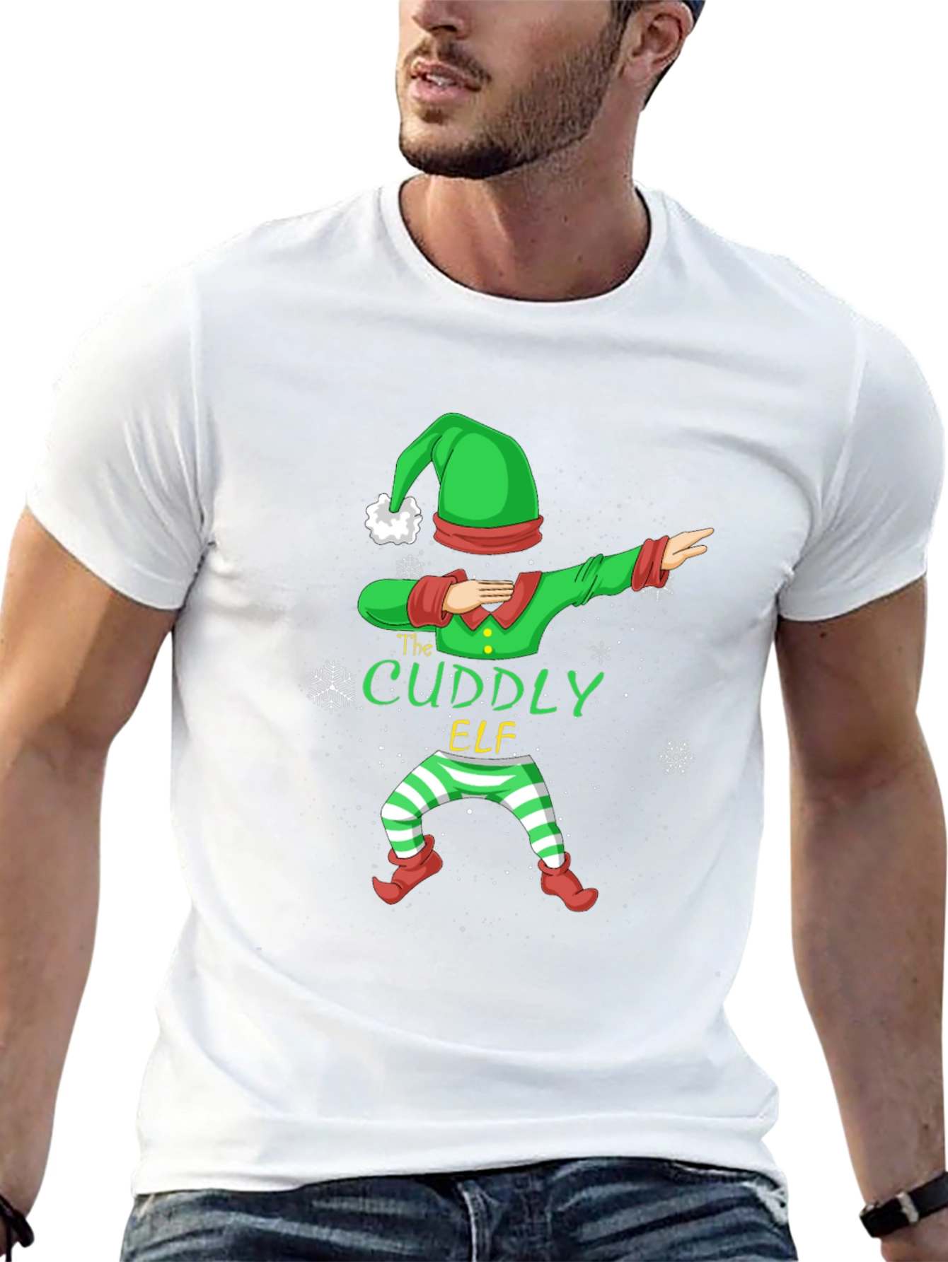 Camiseta Navideña Elfo Adorable