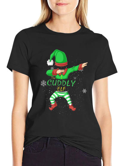 Camiseta Navideña Elfo Adorable