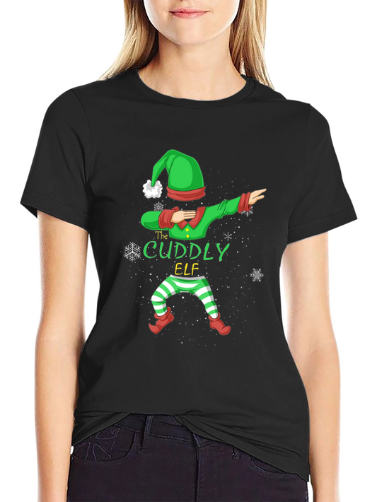 Camiseta Navideña Elfo Adorable