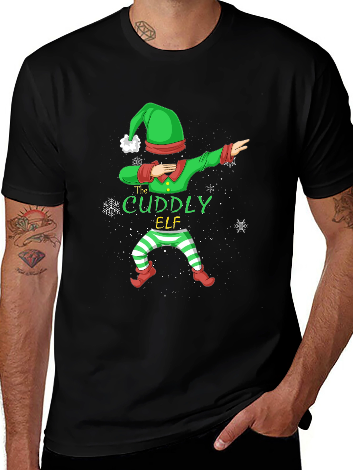 Camiseta Navideña Elfo Adorable