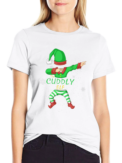 Camiseta Navideña Elfo Adorable