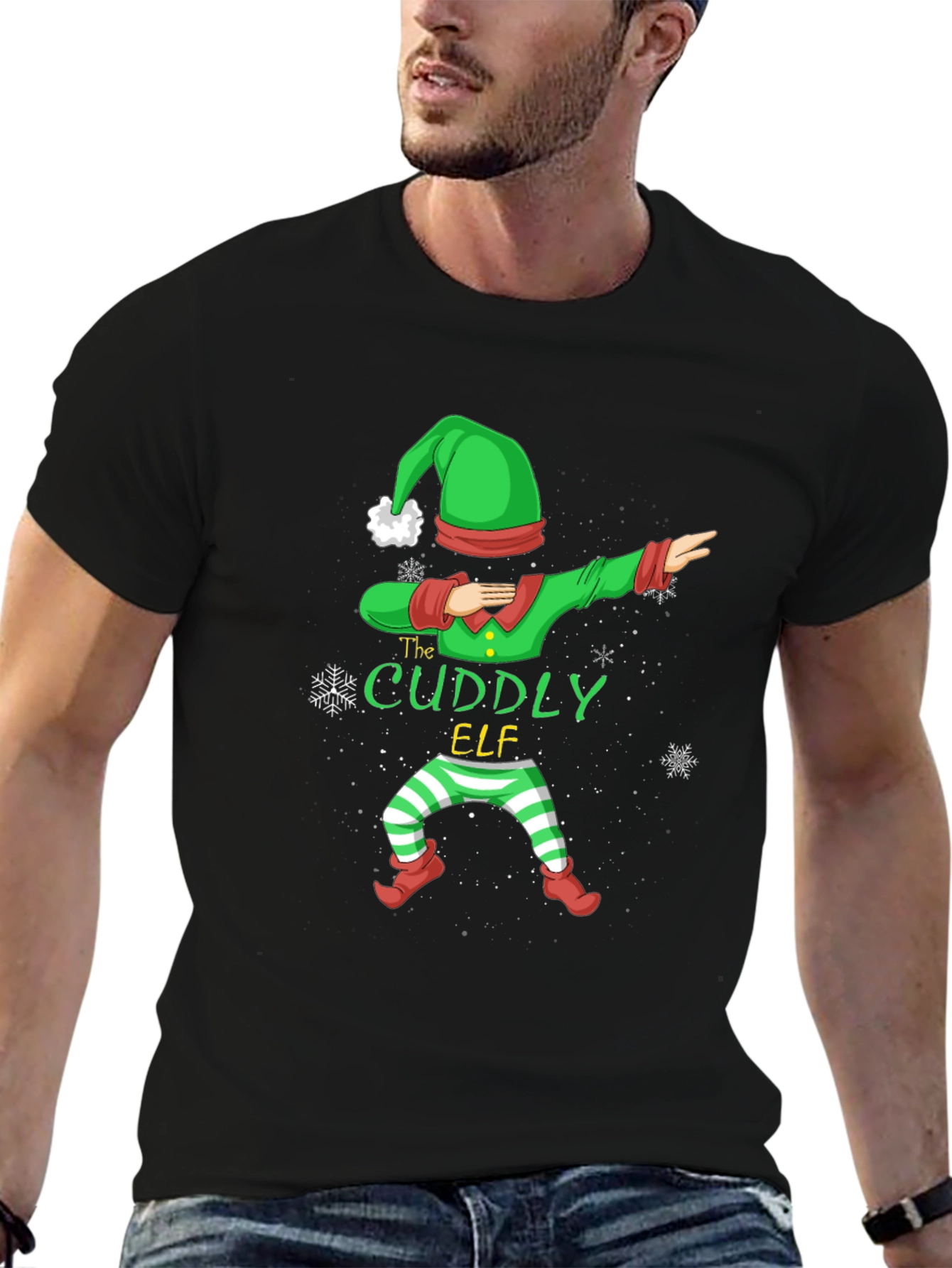 Camiseta Navideña Elfo Adorable