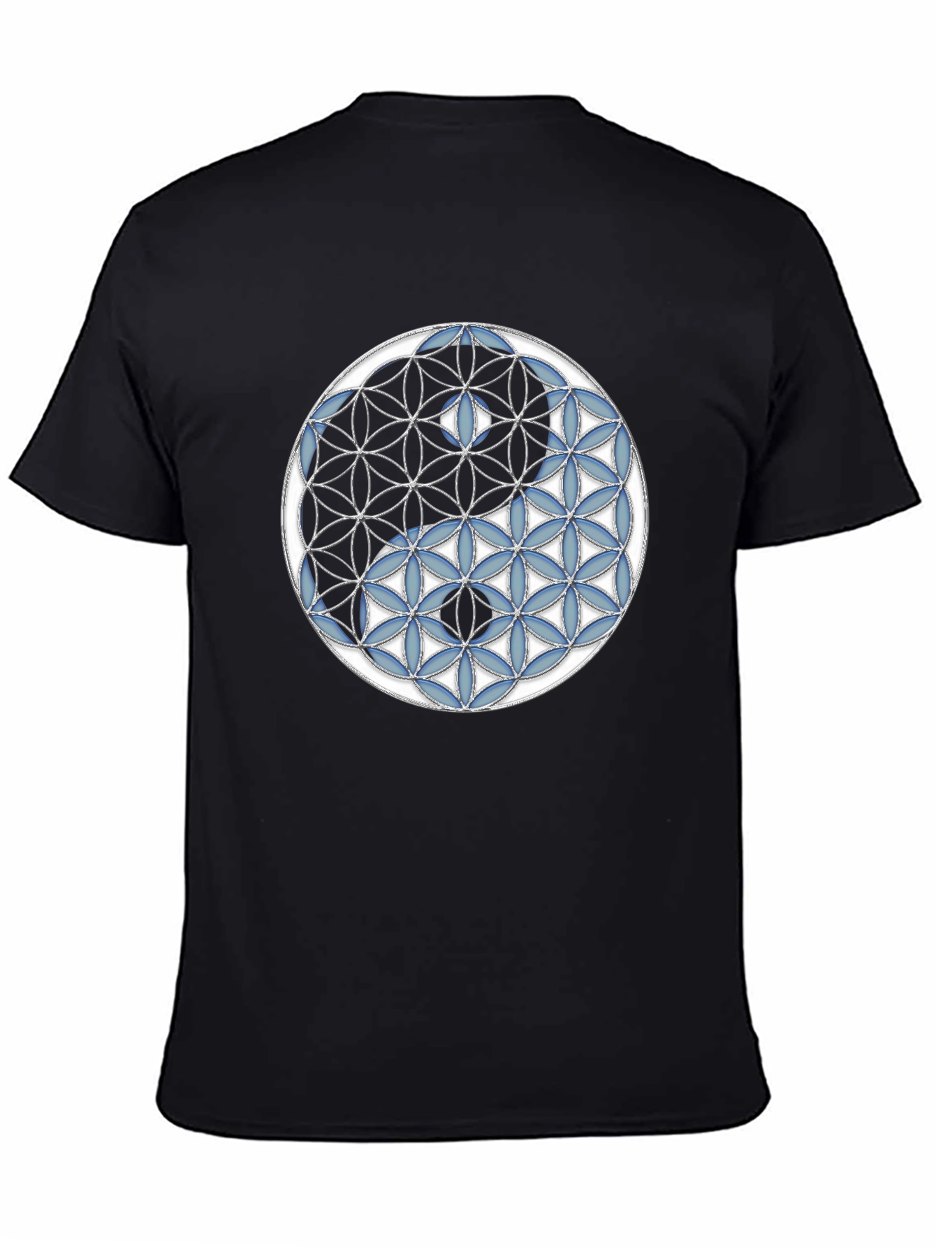 Camiseta Yin Yang Flor de la Vida Hombre