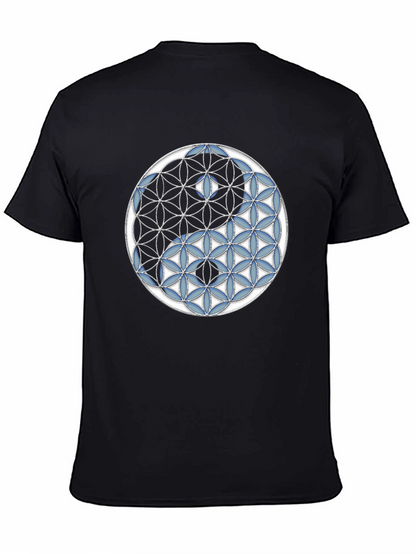 Camiseta Yin Yang Flor de la Vida Hombre
