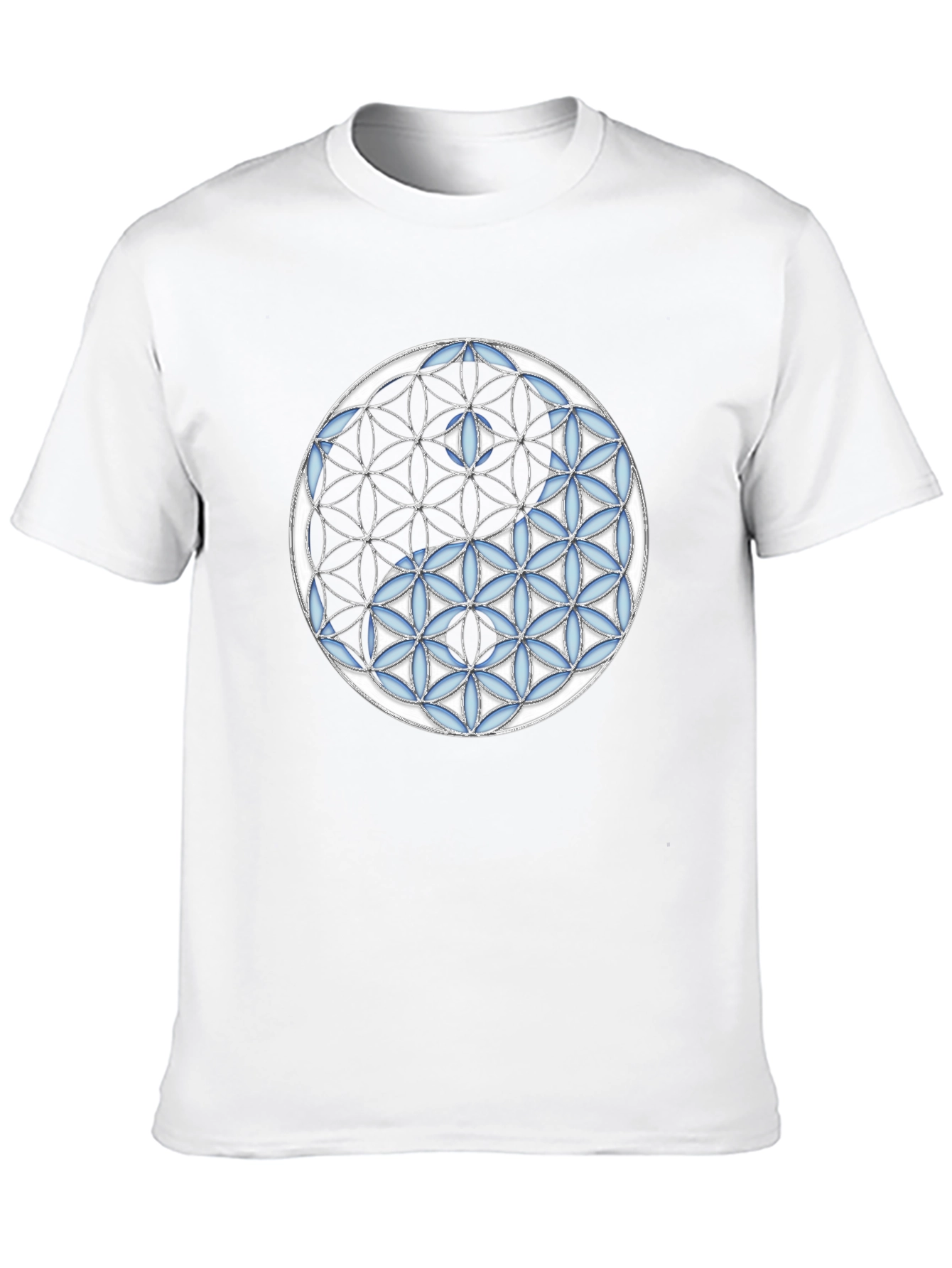 Camiseta Yin Yang Flor de la Vida Hombre