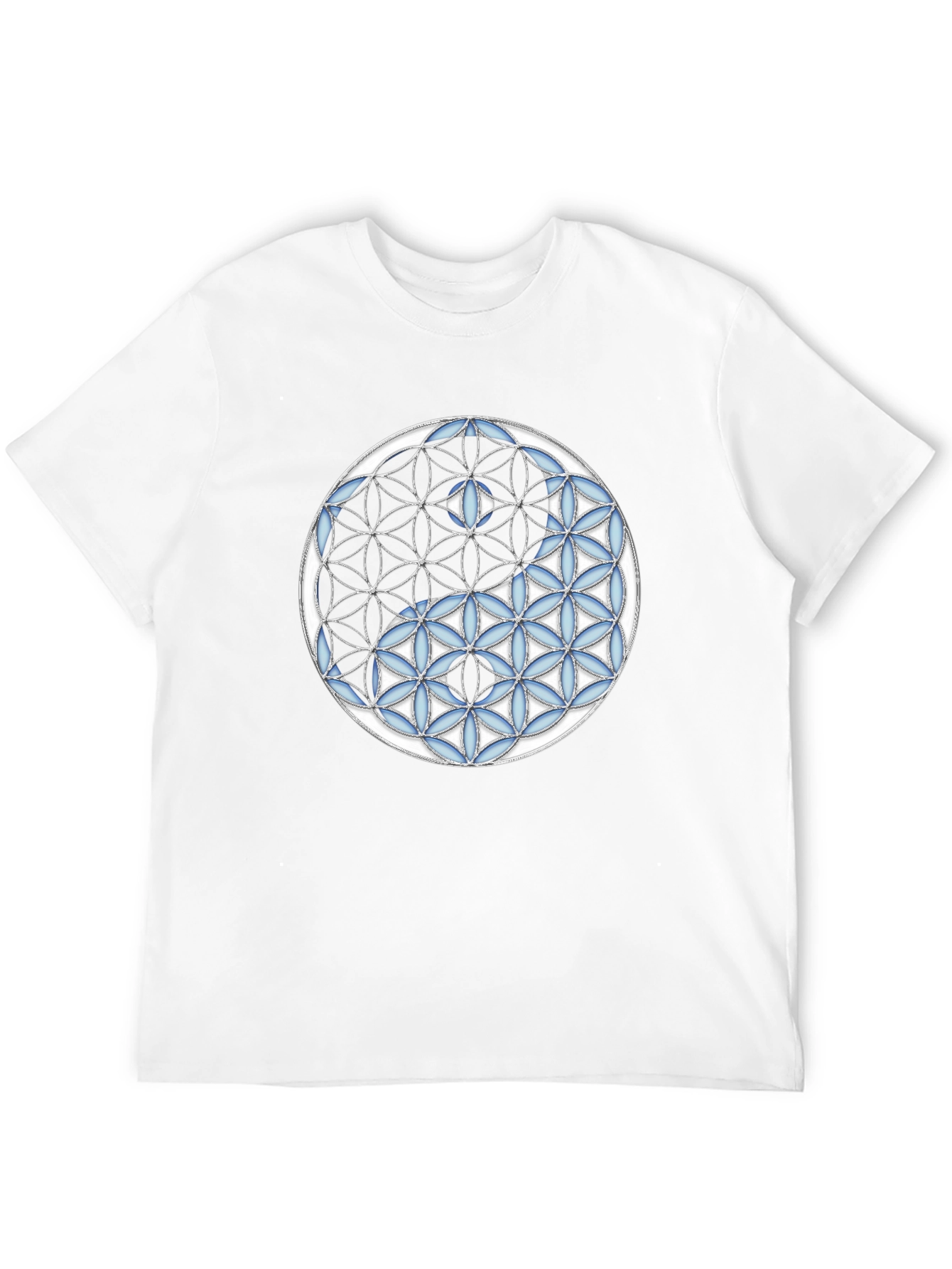 Camiseta Yin Yang Flor de la Vida Hombre