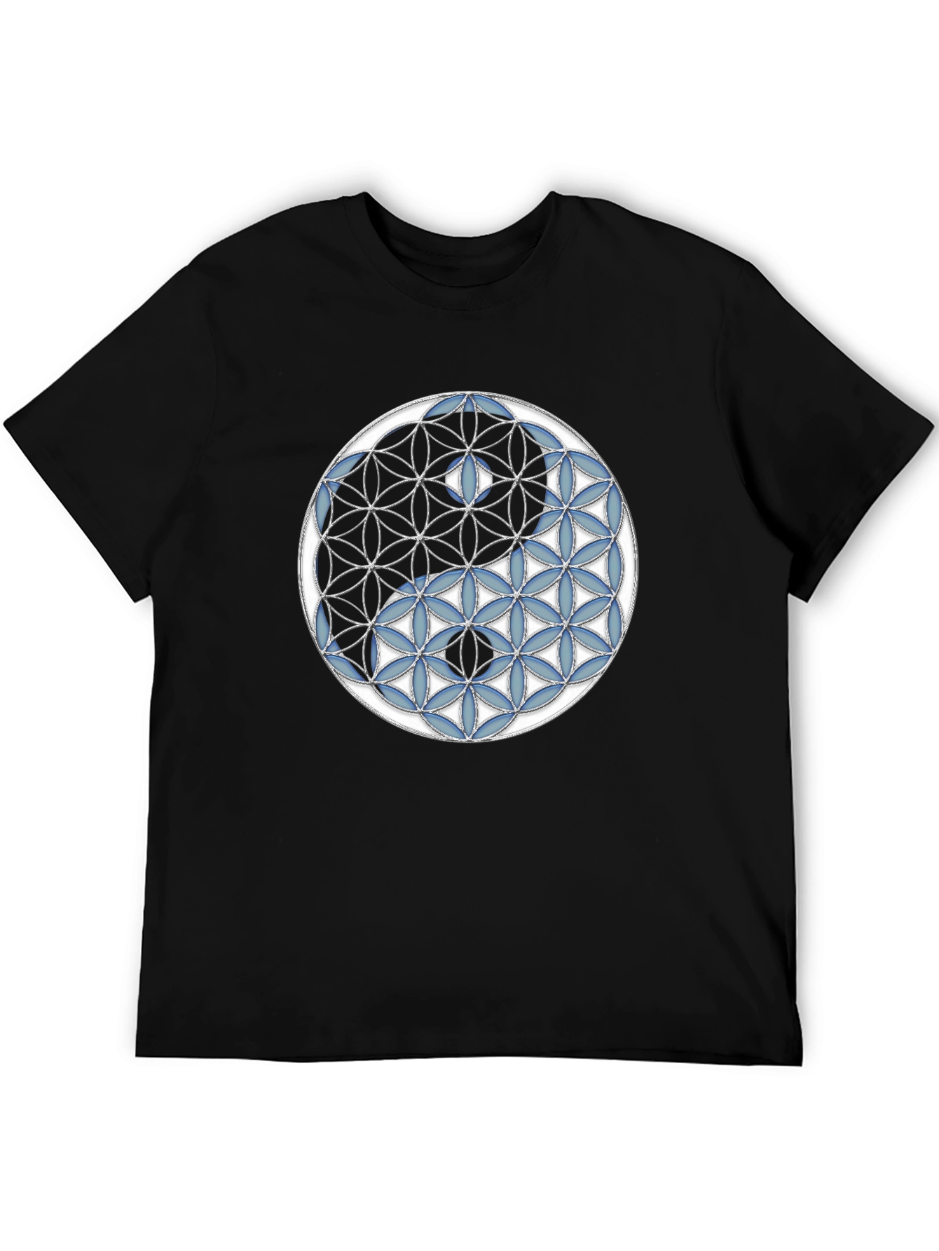 Camiseta Yin Yang Flor de la Vida Hombre