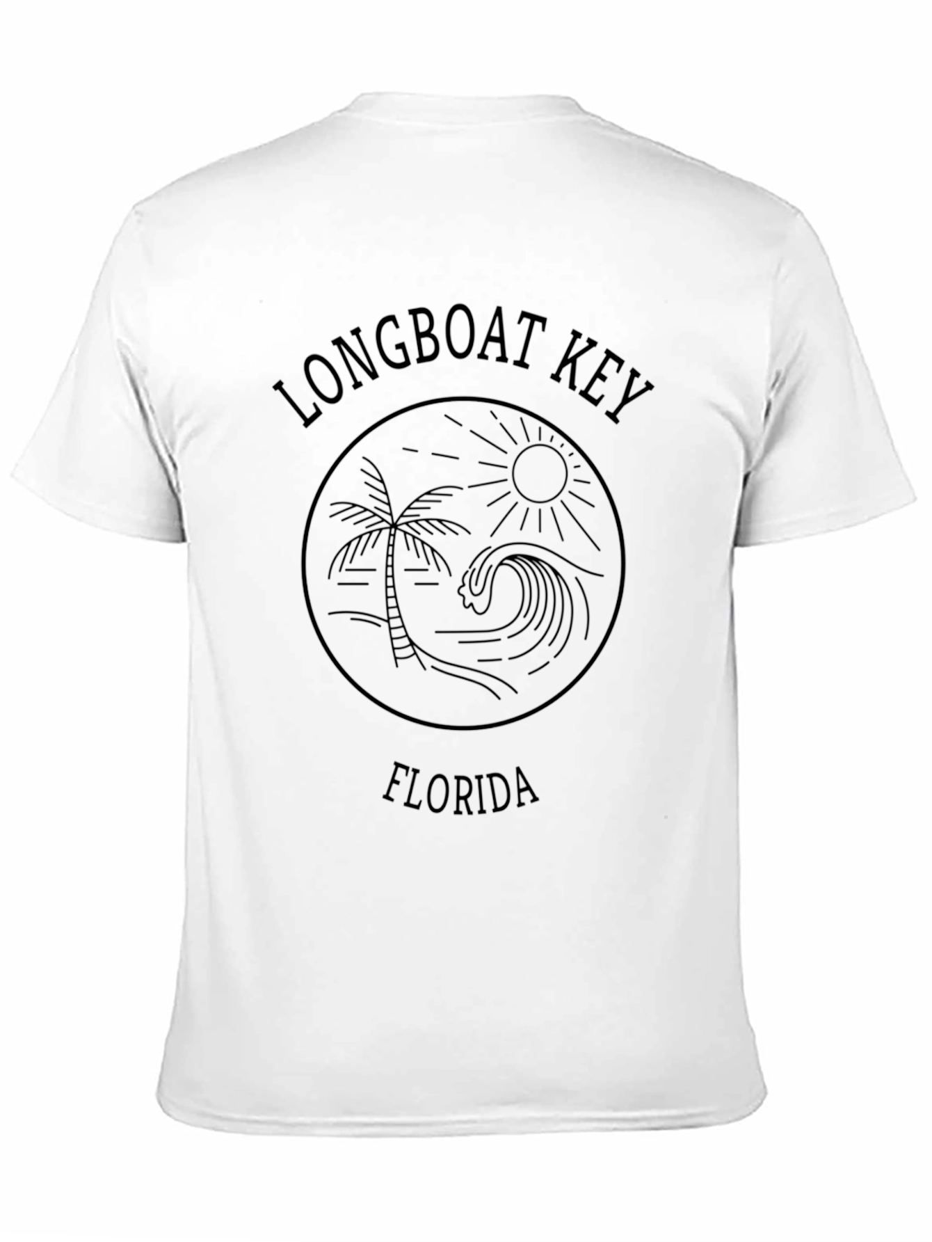 Camiseta Negra Longboat Key Florida