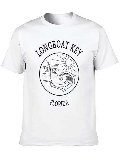Camiseta Negra Longboat Key Florida