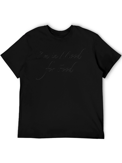 Camiseta Negra Con ganas de Comer