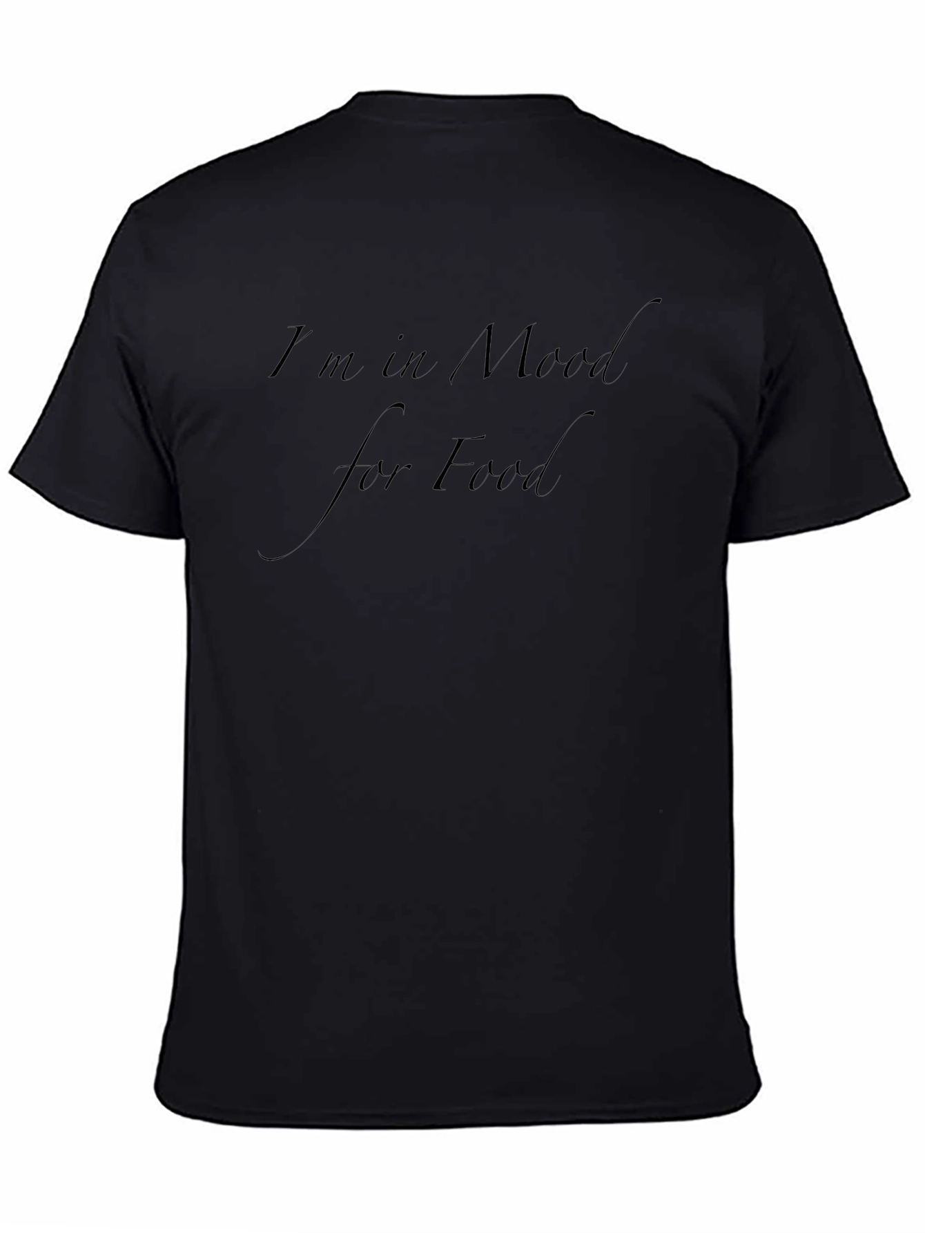 Camiseta Negra Con ganas de Comer