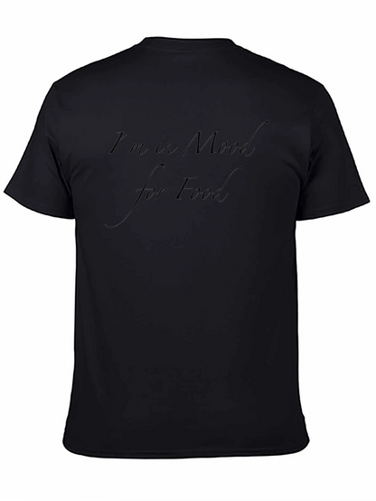 Camiseta Negra Con ganas de Comer