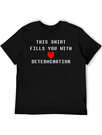 Camiseta Negra: ¡Llénate de Determinación!