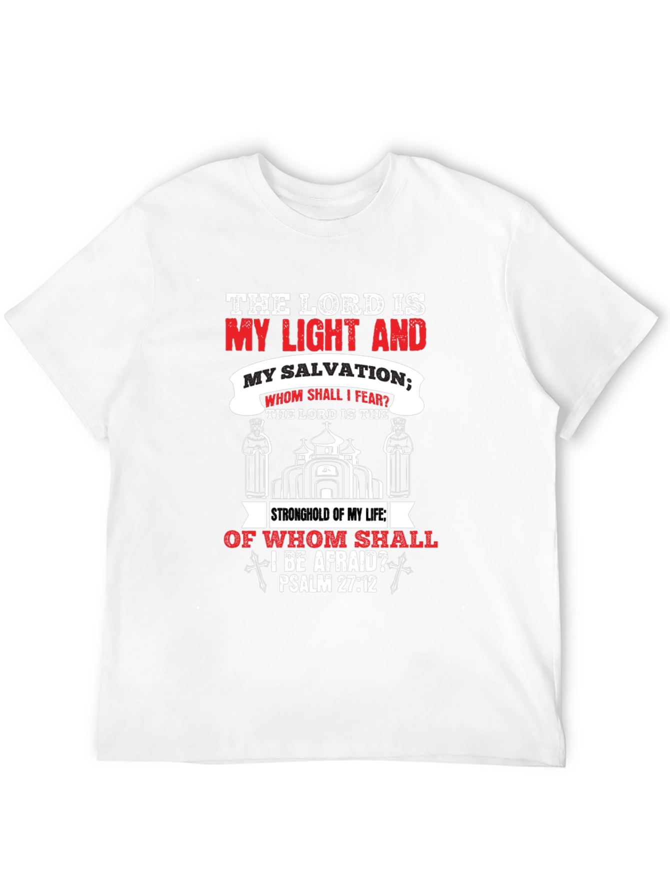 Camiseta Cristiana: La Luz y Salvación del Señor