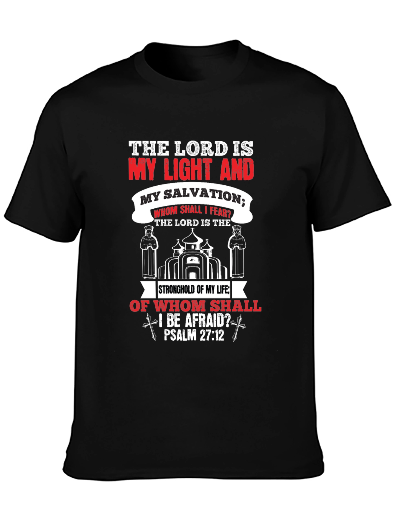 Camiseta Cristiana: La Luz y Salvación del Señor