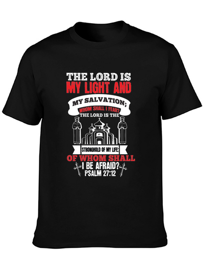 Camiseta Cristiana: La Luz y Salvación del Señor