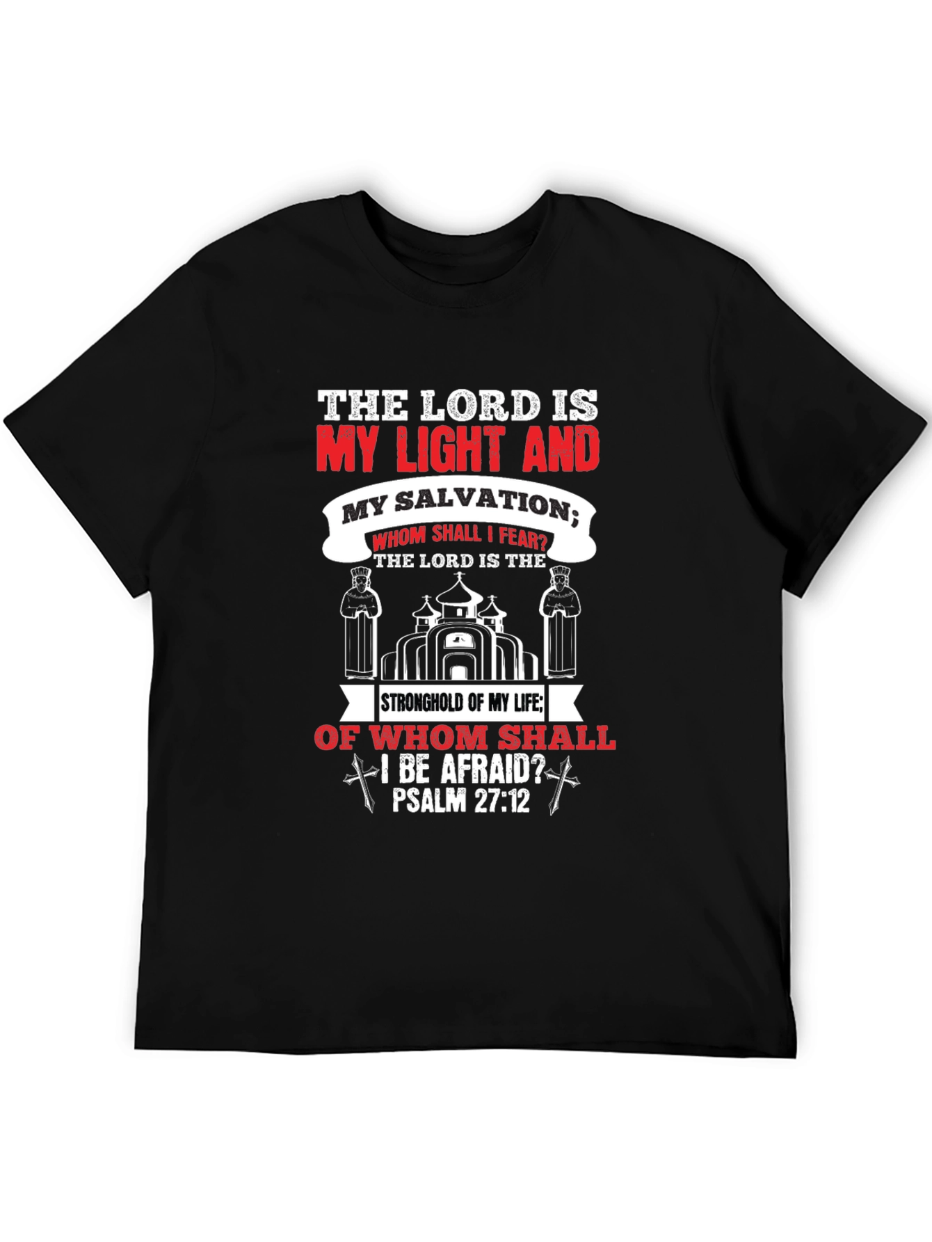 Camiseta Cristiana: La Luz y Salvación del Señor