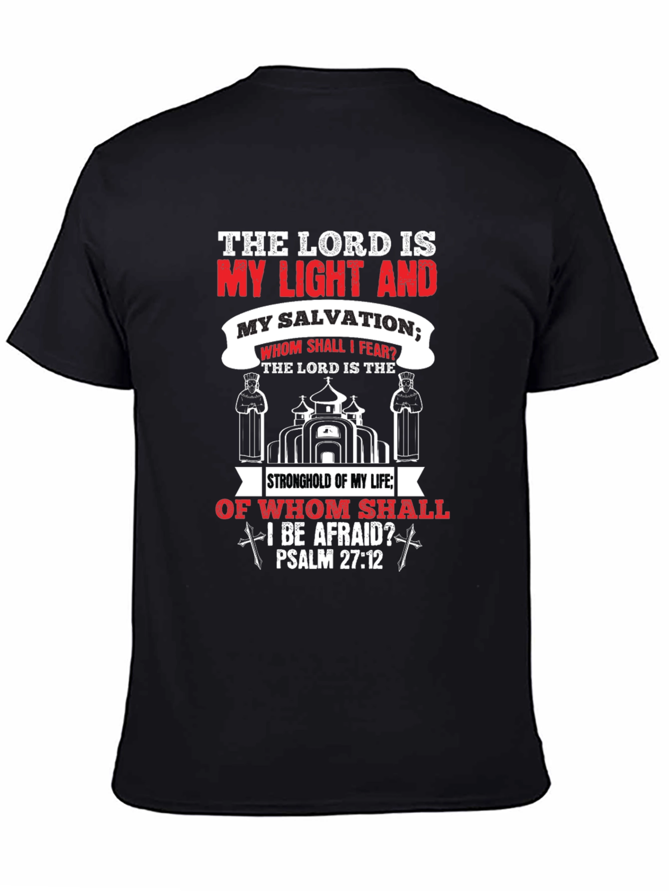 Camiseta Cristiana: La Luz y Salvación del Señor