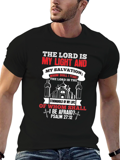 Camiseta Cristiana: La Luz y Salvación del Señor