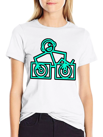 Camiseta Negra DJ Stick Figure - Estilo Único