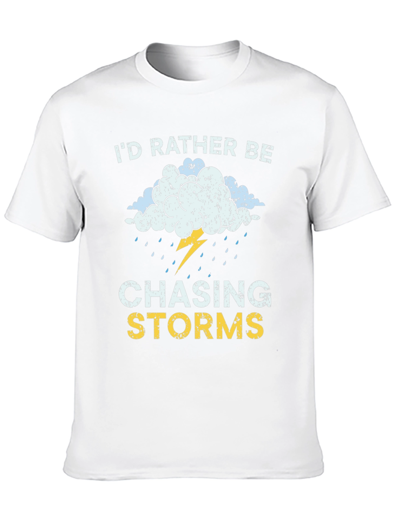 Camiseta Negra Cazador de Tormentas para Aventura