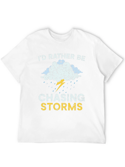 Camiseta Negra Cazador de Tormentas para Aventura