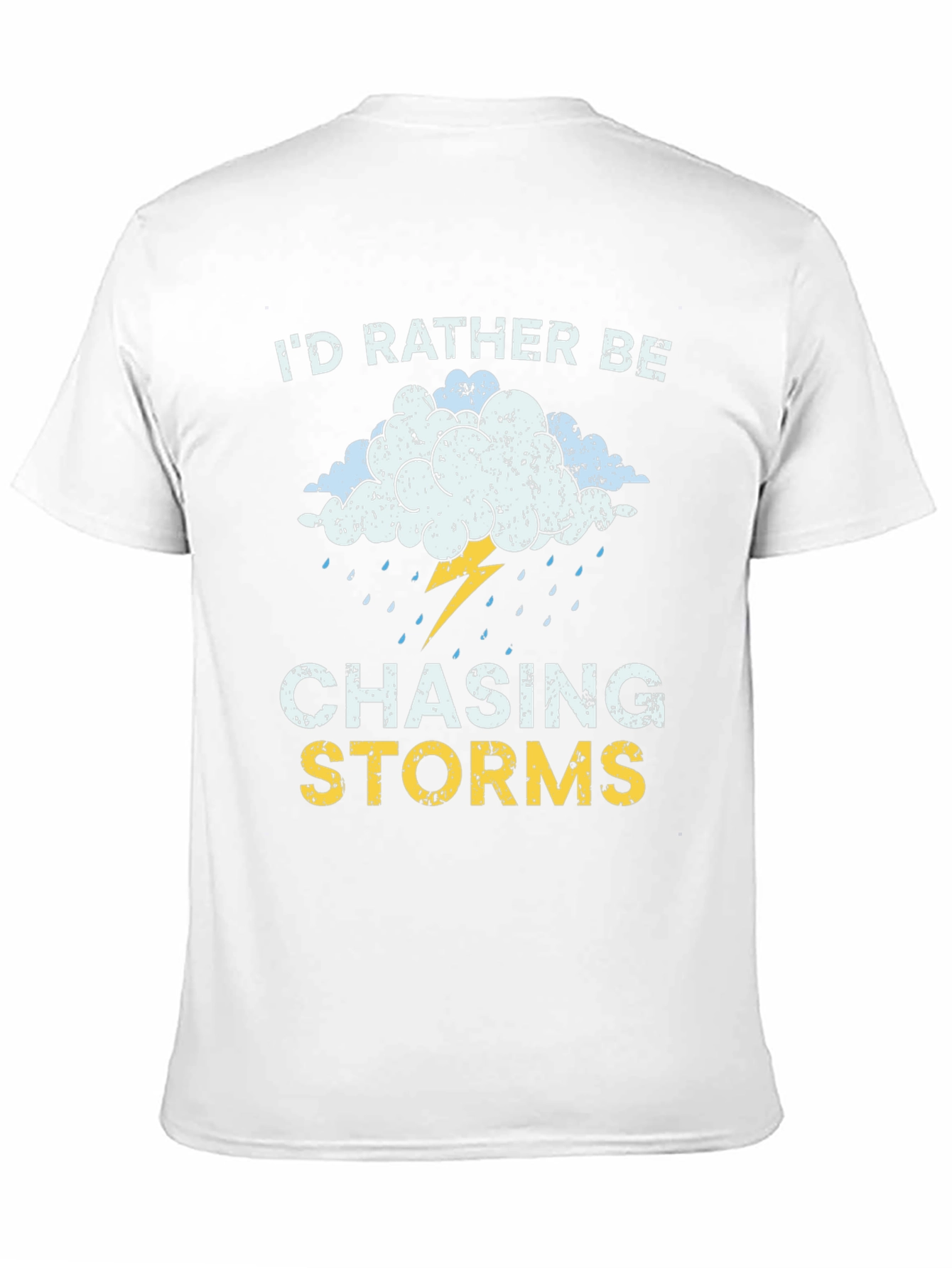 Camiseta Negra Cazador de Tormentas para Aventura