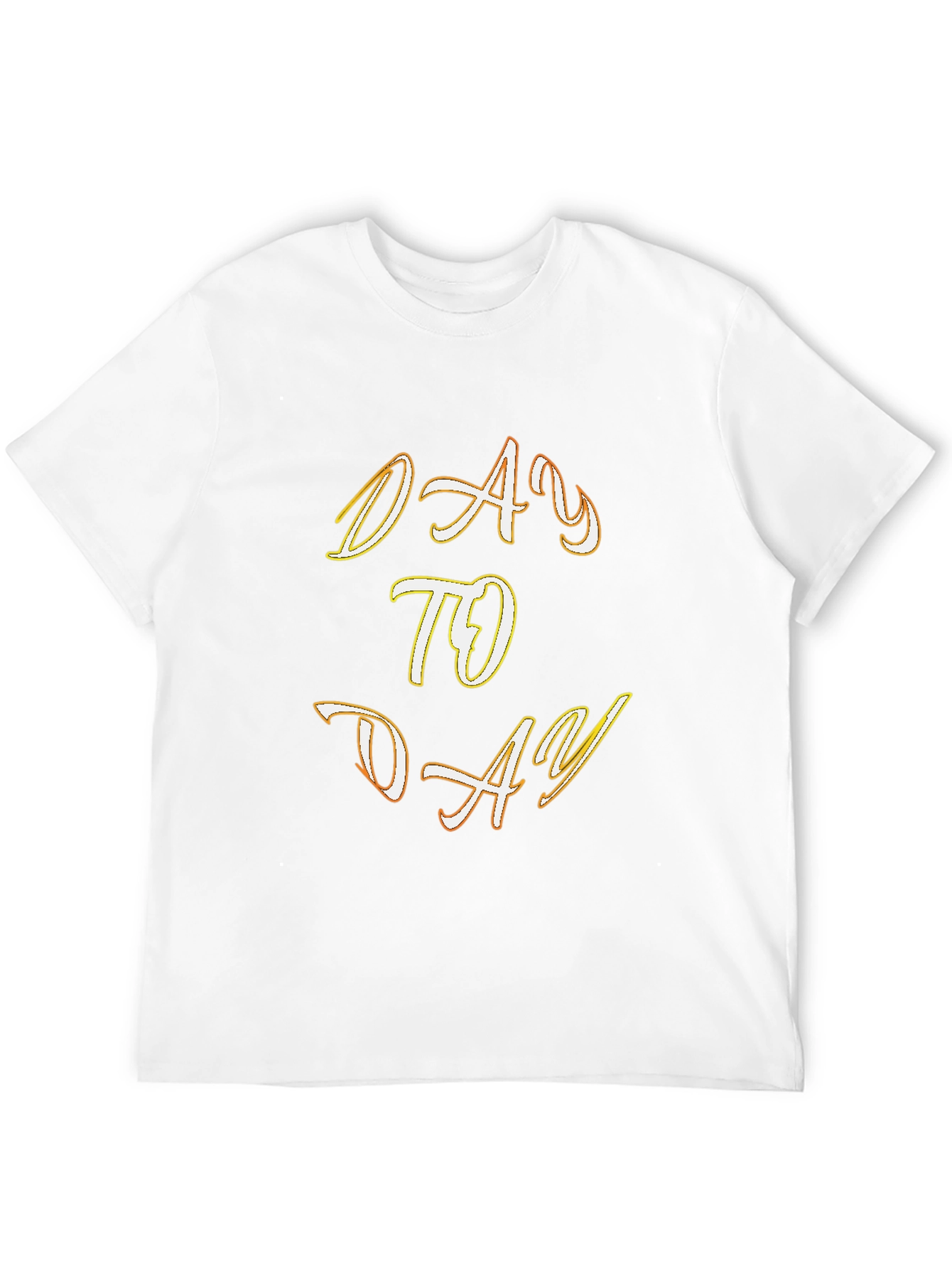 Camiseta Negra con Diseño Day to Day