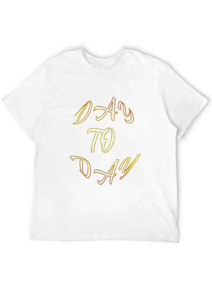 Camiseta Negra con Diseño Day to Day