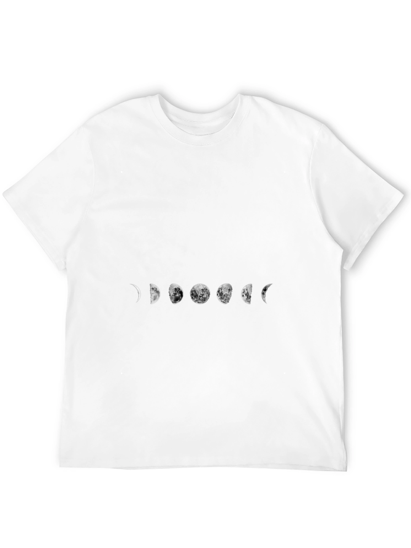 Camiseta Negra Fases Lunares