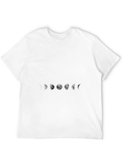 Camiseta Negra Fases Lunares