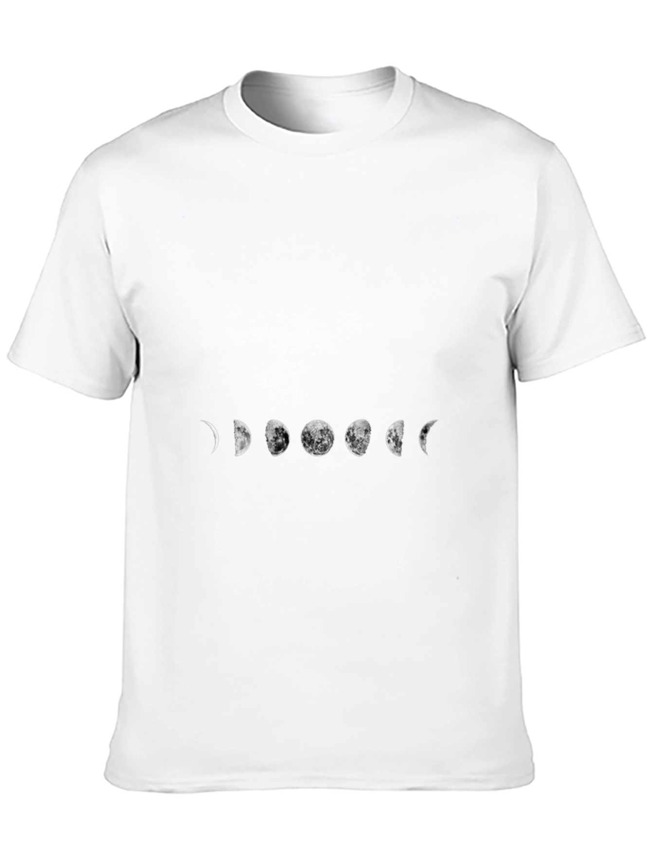 Camiseta Negra Fases Lunares