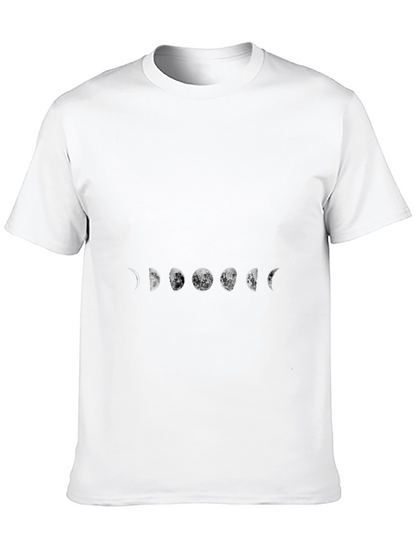 Camiseta Negra Fases Lunares
