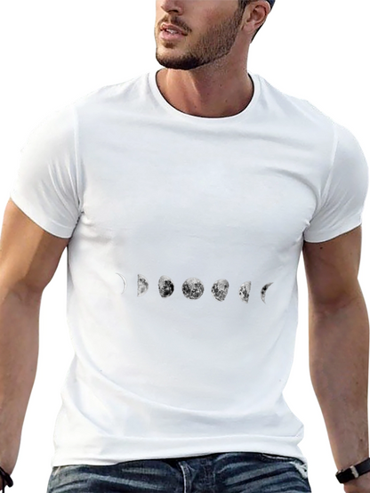 Camiseta Negra Fases Lunares
