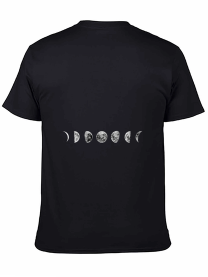 Camiseta Negra Fases Lunares