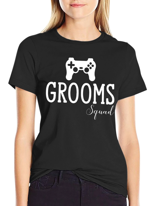 Camiseta Grooms Squad para Despedida de Soltero