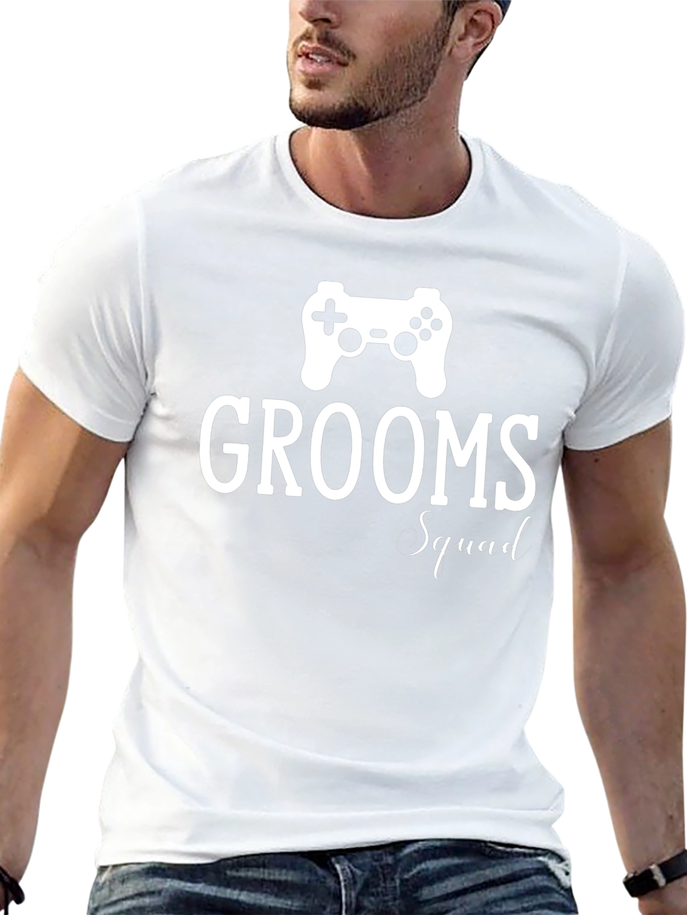 Camiseta Grooms Squad para Despedida de Soltero