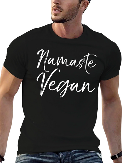 Camiseta Negra Namaste Vegan