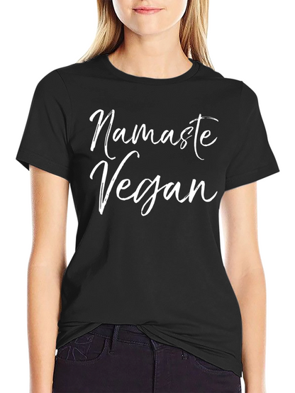 Camiseta Negra Namaste Vegan