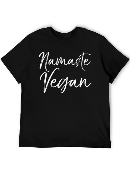 Camiseta Negra Namaste Vegan
