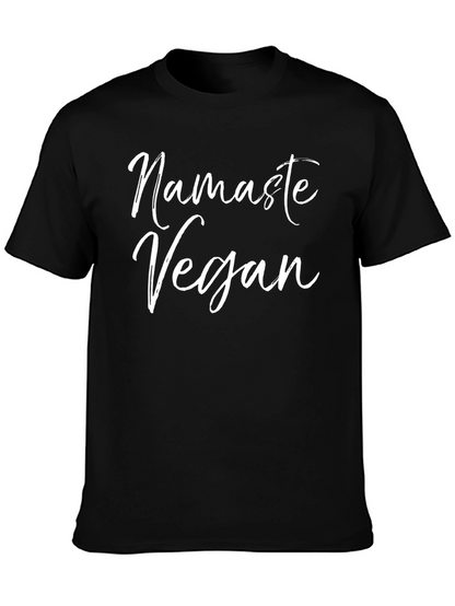 Camiseta Negra Namaste Vegan