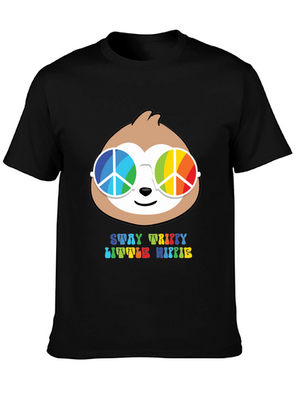 Camiseta Hombre Stay Trippy Little Hippie