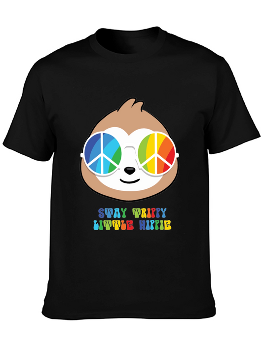 Camiseta Hombre Stay Trippy Little Hippie