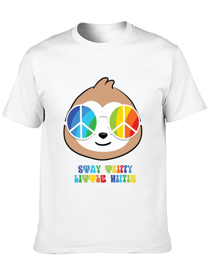 Camiseta Hombre Stay Trippy Little Hippie